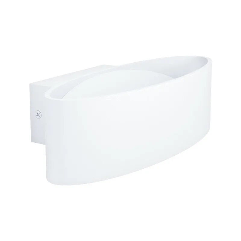 Aplica Eglo Maccacari 98541, Led 10W 1100Lm 3000K, Otel, Aluminiu, Transparent