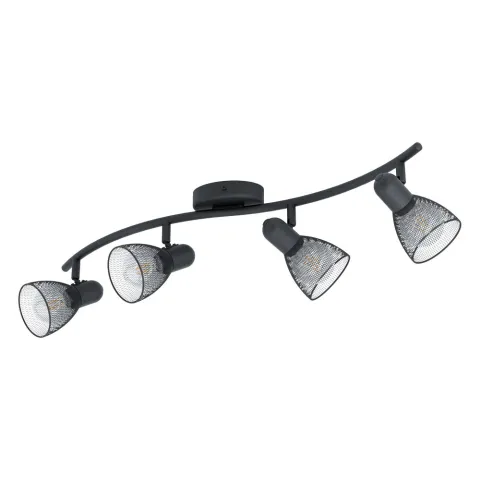 Plafoniera Eglo Carovigno 98623, E14 4X40W, Otel, Negru