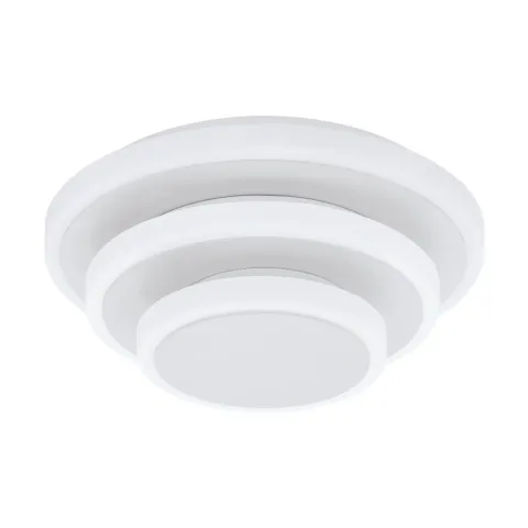Plafoniera Eglo Elgvero 98676, Led;Led;Led 5.4W;8.6W;11.4W 2730Lm 3000K Ø250Mm, Otel, Alb