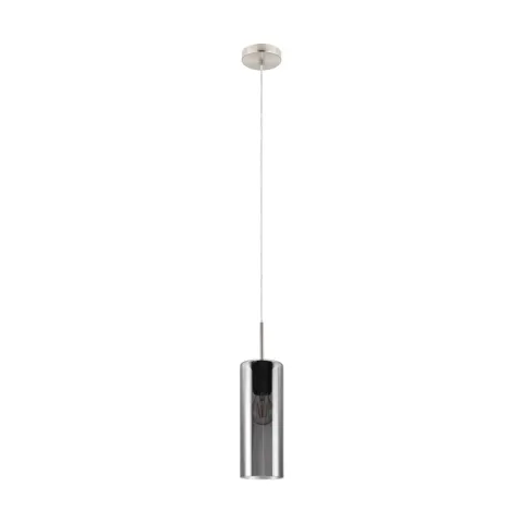 Pendul Eglo Selvino 98694, E27 1X15W Ø100Mm, Negru Transparent