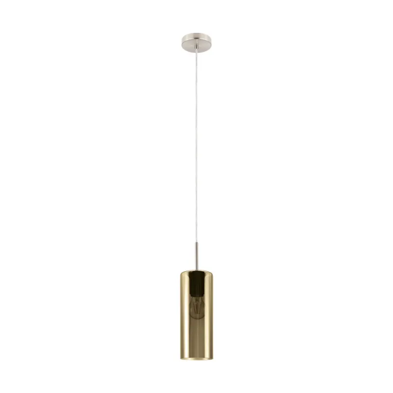 Pendul Eglo Selvino 98696, E27 1X15W Ø100Mm, Auriu