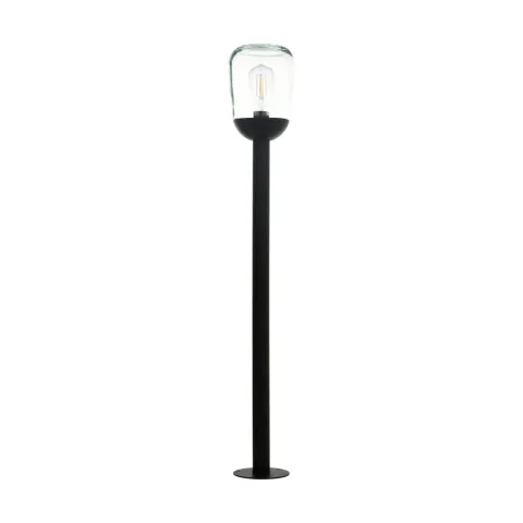 Stalp Exterior Eglo Donatori 98703, E27 1X60W Ip44 Ø155Mm, Negru