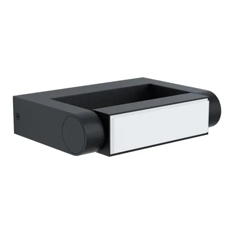 Aplica Exterior Eglo Brianza 98707, Led 4.8W 500Lm 3000K Ip44, Aluminiu Turnat, Negru