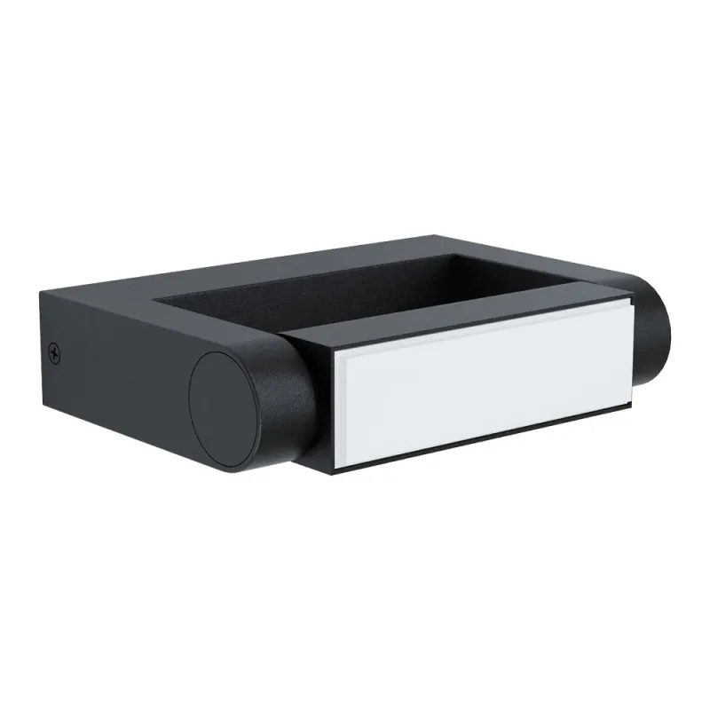 Aplica Exterior Eglo Brianza 98707, Led 4.8W 500Lm 3000K Ip44, Aluminiu Turnat, Negru