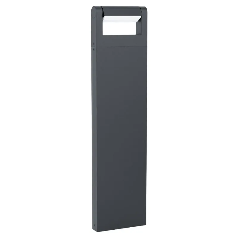 Stalp Exterior Eglo Brianza 98708, Led 4.8W 500Lm 3000K Ip44, Negru
