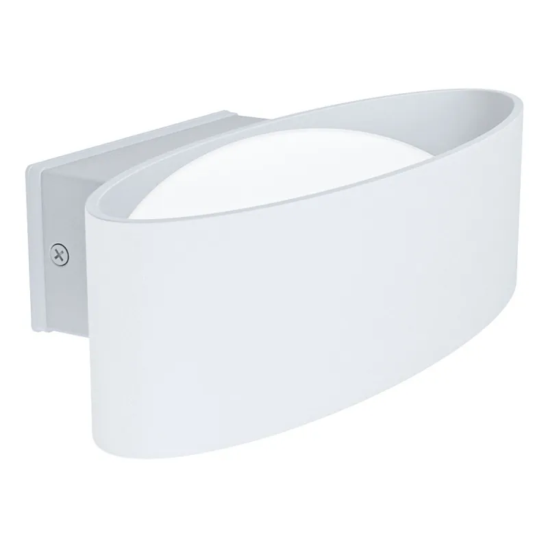 Aplica Exterior Eglo Chinoa 98709, Led 10W 1100Lm 3000K Ip44, Otel, Aluminiu, Transparent