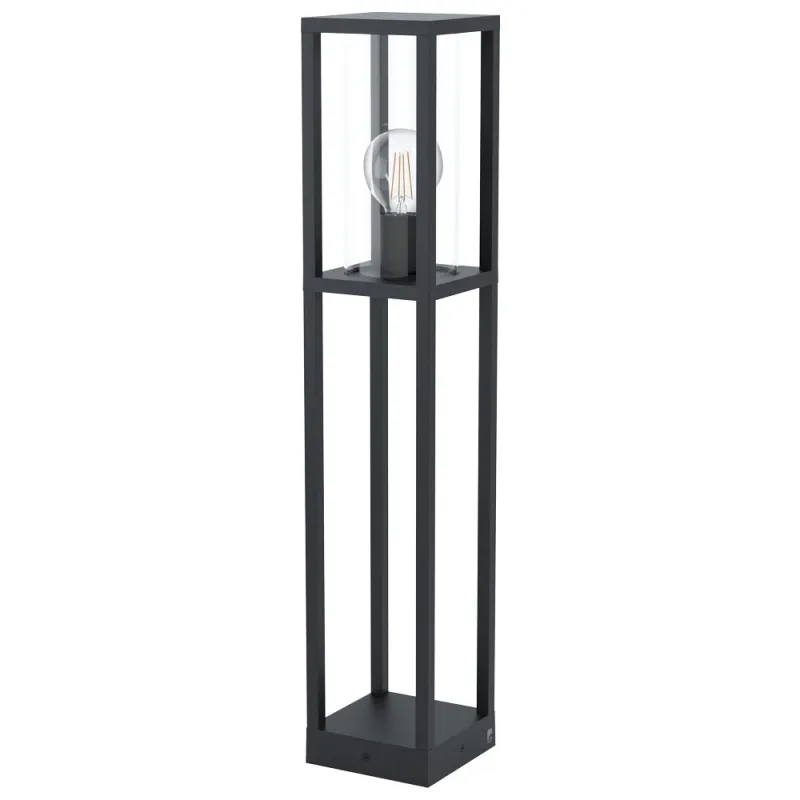 Stalp Exterior Eglo Cascinetta 98715, E27 1X40W Ip44, Negru