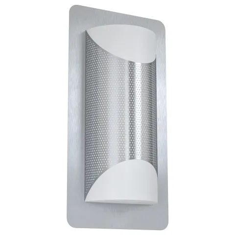 Aplica Exterior Eglo Cistierna 1 98716, E27 2X10W Ip44, Inox, Alb