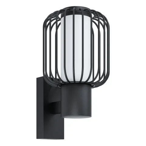 Aplica Exterior Eglo Ravello 98721, E27 1X28W Ip44, Otel Zincat, Alb