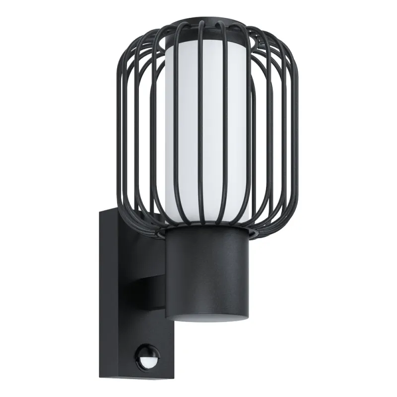 Aplica Exterior Eglo Ravello 98722, E27 1X28W Ip44, Otel Zincat, Alb