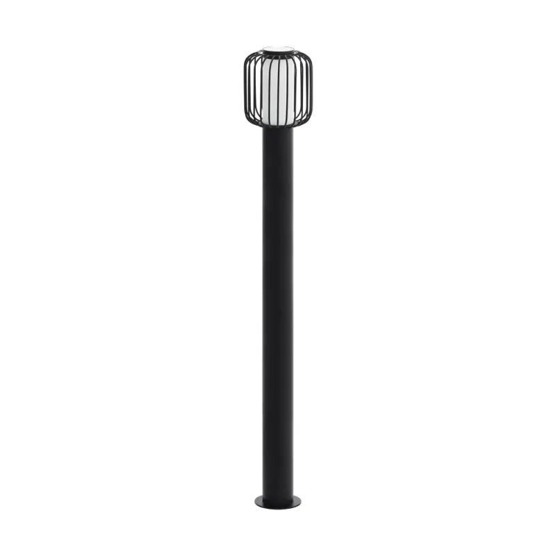 Stalp Exterior Eglo Ravello 98724, E27 1X28W Ip44 Ø165Mm, Negru