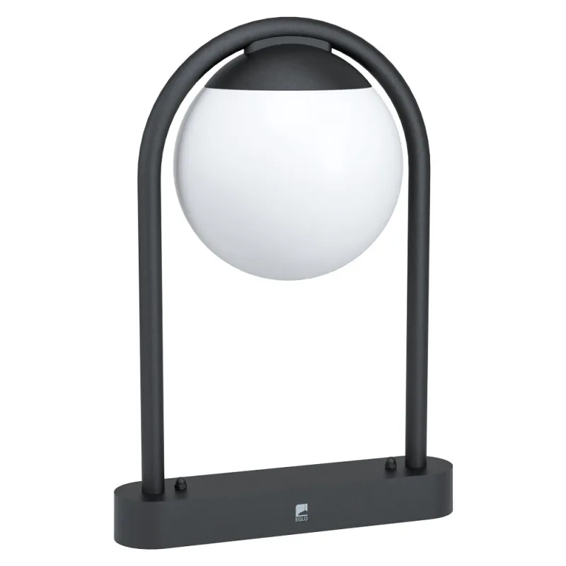 Veioza Exterior Eglo Prata Vecchia 98732, E27 1X28W Ip44, Otel Zincat, Alb