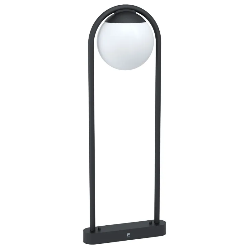 Stalp Exterior Eglo Prata Vecchia 98733, E27 1X28W Ip44, Negru