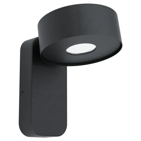 Aplica Exterior Eglo Palosco 98737, Led 6W 500Lm 3000K Ip44, Otel Zincat, Transparent