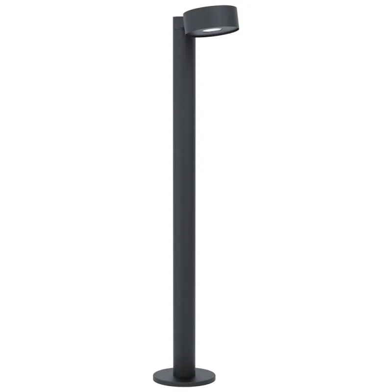 Stalp Exterior Eglo Palosco 98739, Led 6W 500Lm 3000K Ip44, Negru