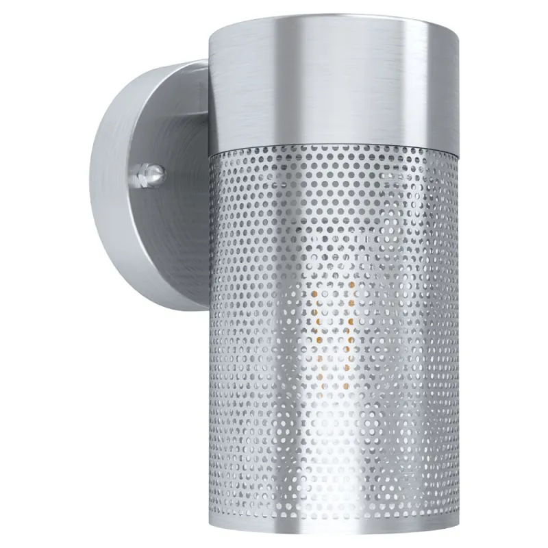 Aplica Exterior Eglo Fantecolo 98741, E27 1X28W Ip44, Sticla, Inox