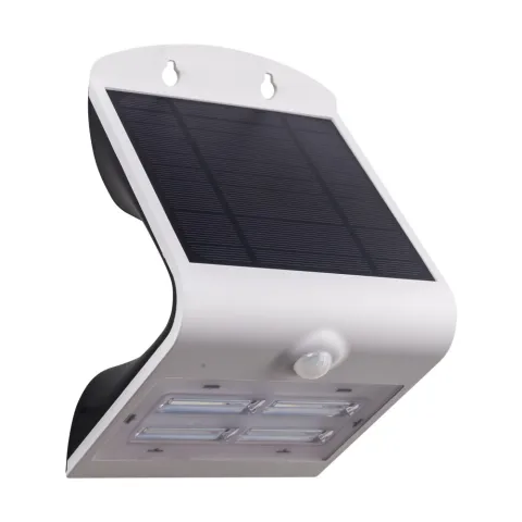 Aplica Solara Cu Senzor Zi/Noapte Eglo Lamozzo 98757, Solar-Led 3.2W 440Lm 3000K, 4000K, 6000K Ip44, Plastic, Transparent