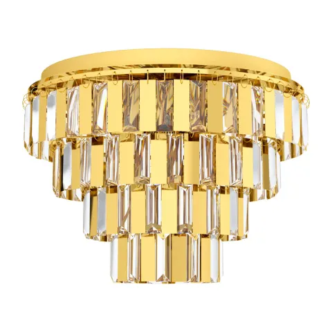 Plafoniera Eglo Erseka 99096, E14 7X40W Ø485Mm, Cristal, Transparent