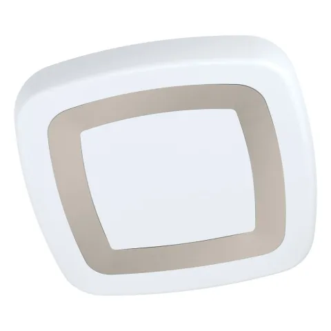 Plafoniera Eglo Ruidera 99109, Led 22W 2400Lm 3000K, Otel, Argintiu, Alb
