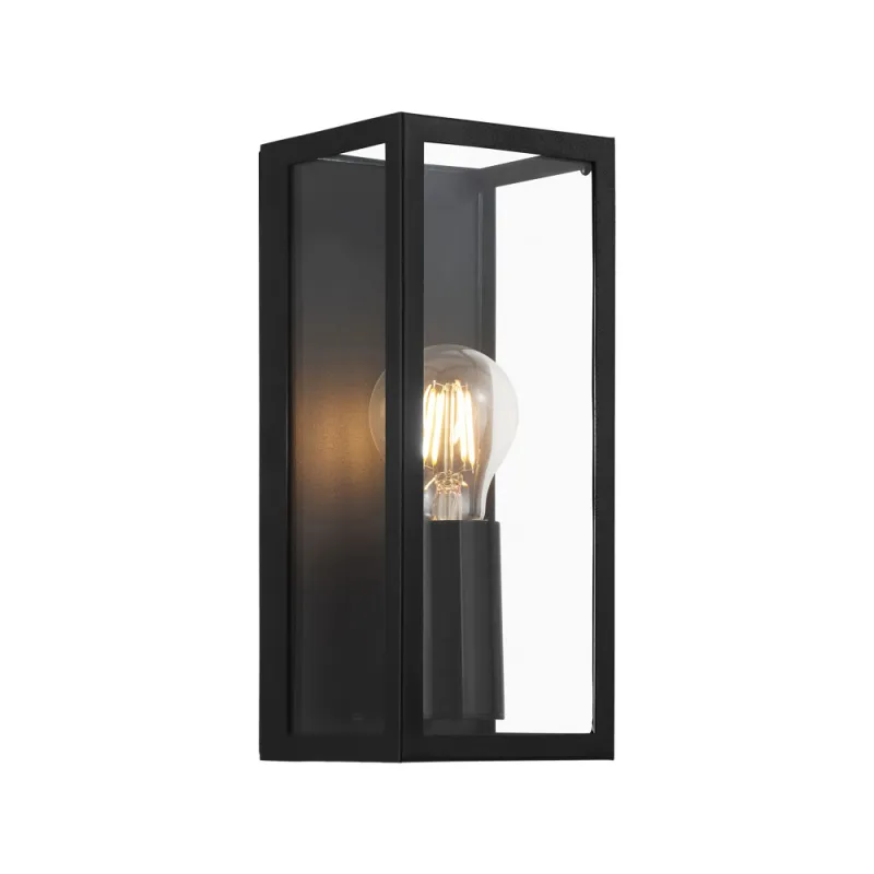 Aplica Baie Vintage Eglo Amezola 99123, E27 1X60W Ip44, Sticla, Negru