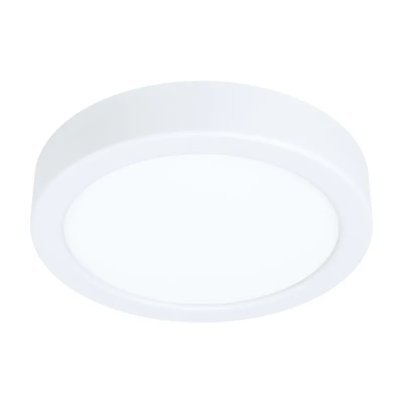 Plafoniera Eglo Fueva 5 99225, Led 10.5W 1350Lm 4000K Ø160Mm, Otel, Alb