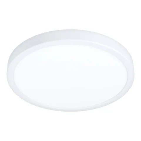 Plafoniera Eglo Fueva 5 99265, Led 20W 2300Lm 3000K Ip44 Ø285Mm, Otel, Alb