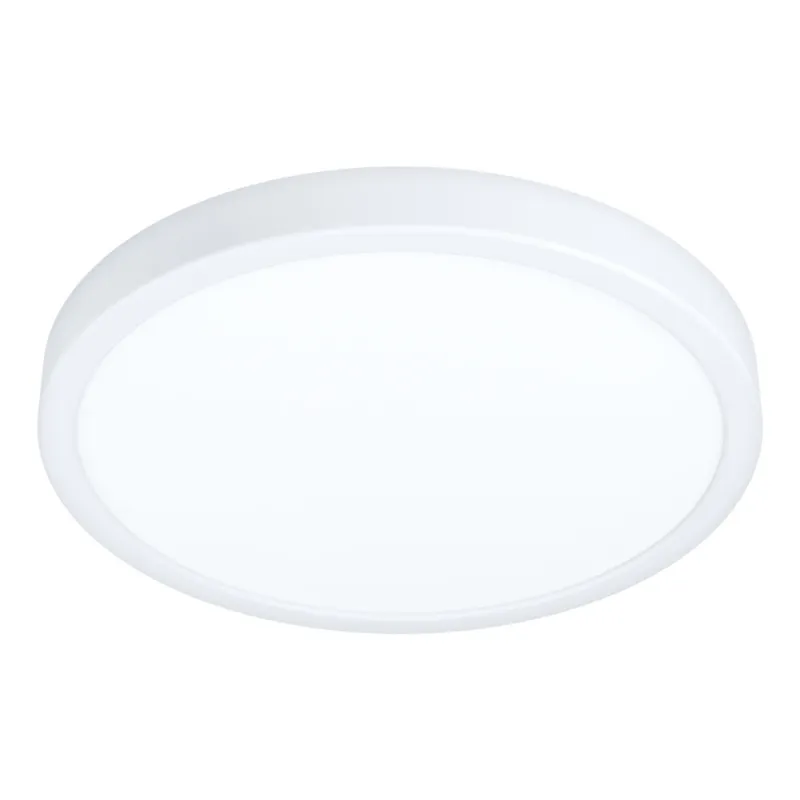 Plafoniera Eglo Fueva 5 99265, Led 20W 2300Lm 3000K Ip44 Ø285Mm, Otel, Alb