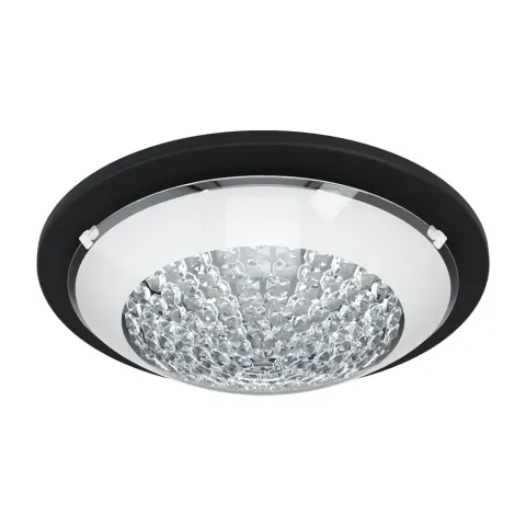 Plafoniera Eglo Acolla 1 99356, Led 11W 950Lm 3000K Ø290Mm, Cristal, Transparent, Alb