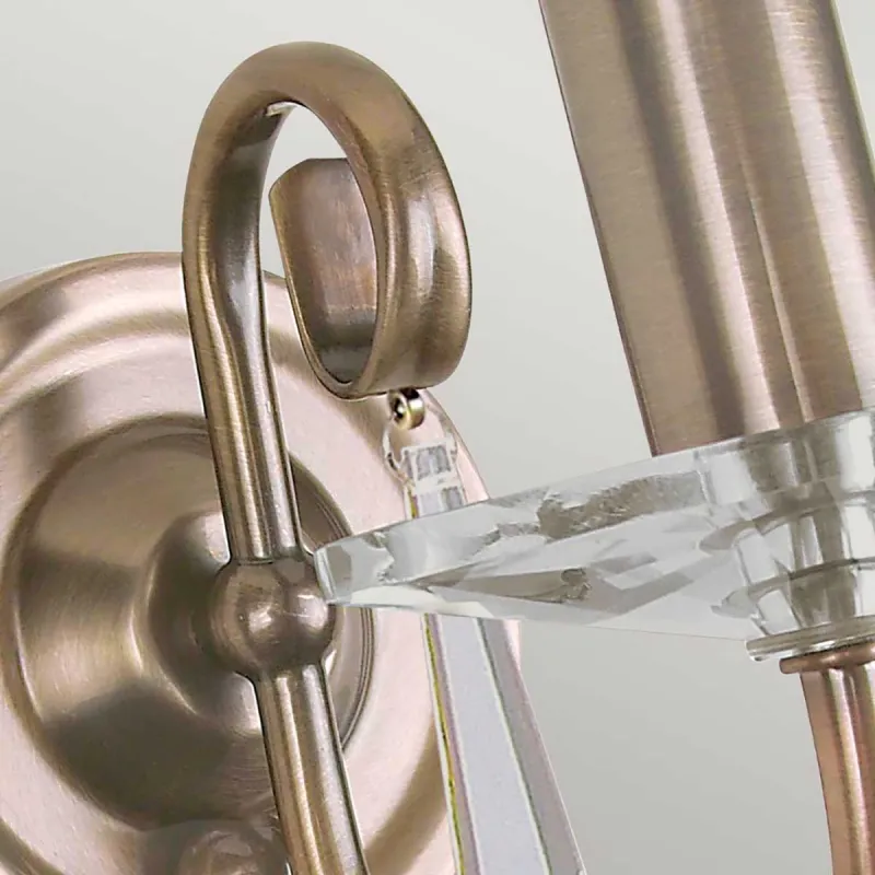 Aplica Aegean de la Elstead E14, Alama, Ag1-Aged-Brass, UK