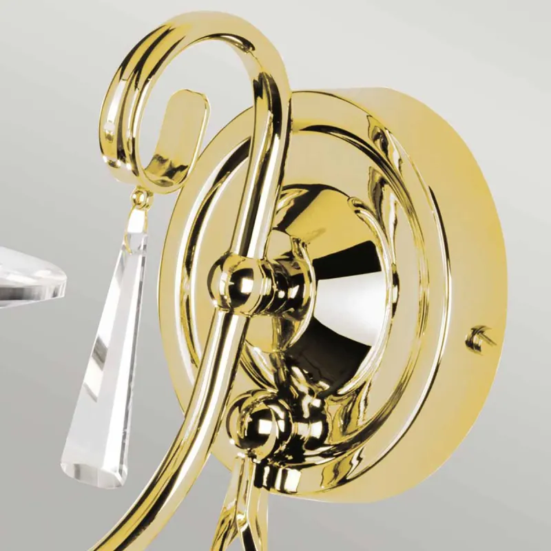Aplica Aegean de la Elstead E14, Auriu, Ag1-Pol-Brass, UK