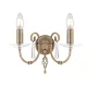 Aplica Aegean de la Elstead E14, Alama, Ag2-Aged-Brass, UK