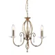 Candelabru Aegean de la Elstead E14, Alama, Ag3-Aged-Brass, UK