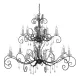 Candelabru Amarilli de la Elstead E14, Negru, Aml15-Blk-Silver, UK