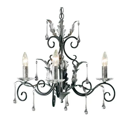 Candelabru Amarilli de la Elstead E14, Negru, Aml3-Blk-Silver, UK