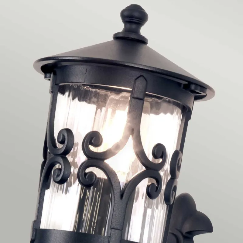Aplica Exterior Hereford de la Elstead E27, Negru, Bl10-Black, UK