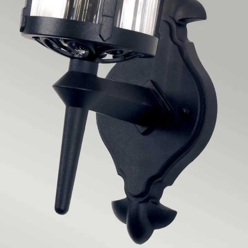 Aplica Exterior Hereford de la Elstead E27, Negru, Bl10-Black, UK