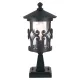 Stalp Hereford de la Elstead E27, Negru, Bl12-Black, UK