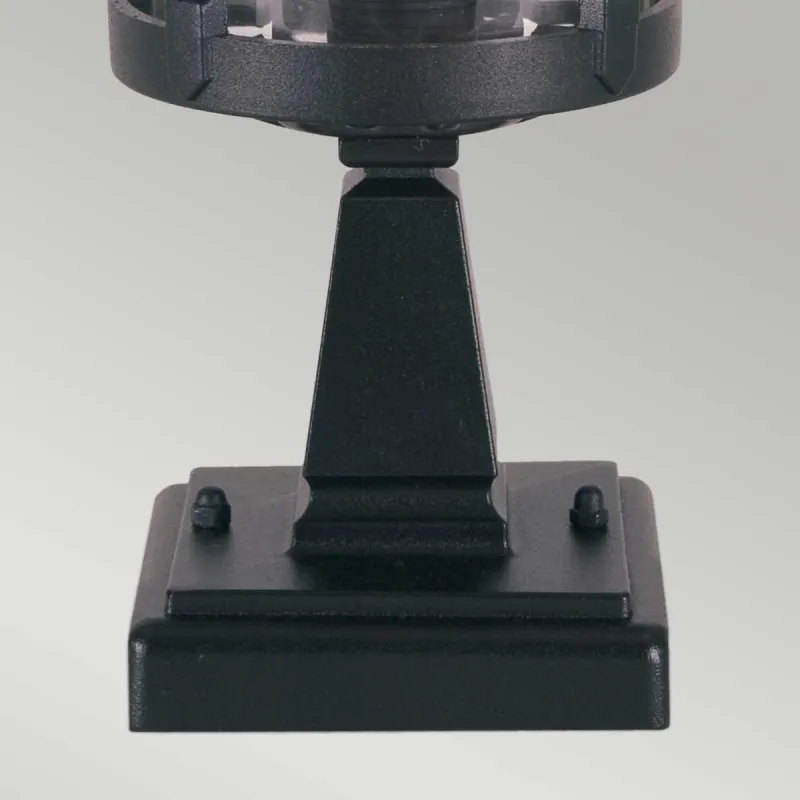 Stalp Hereford de la Elstead E27, Negru, Bl12-Black, UK