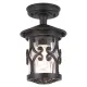 Plafoniera Exterior Hereford de la Elstead E27, Negru, Bl13A-Black, UK