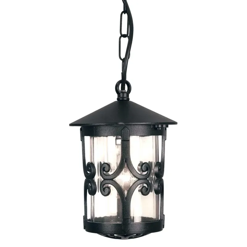 Pendul Exterior Hereford de la Elstead E27, Negru, Bl13B-Black, UK