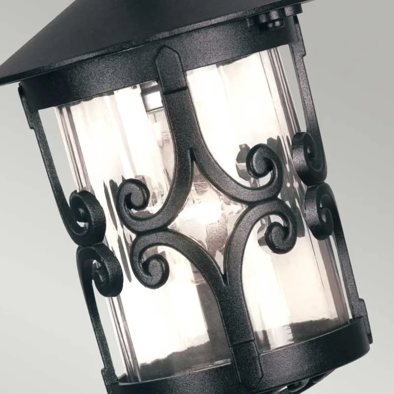 Pendul Exterior Hereford de la Elstead E27, Negru, Bl13B-Black, UK