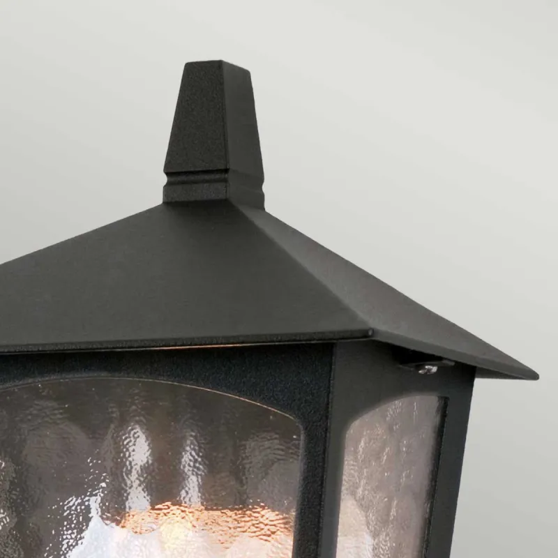 Aplica Exterior York de la Elstead E27, Negru, Bl15-Black, UK