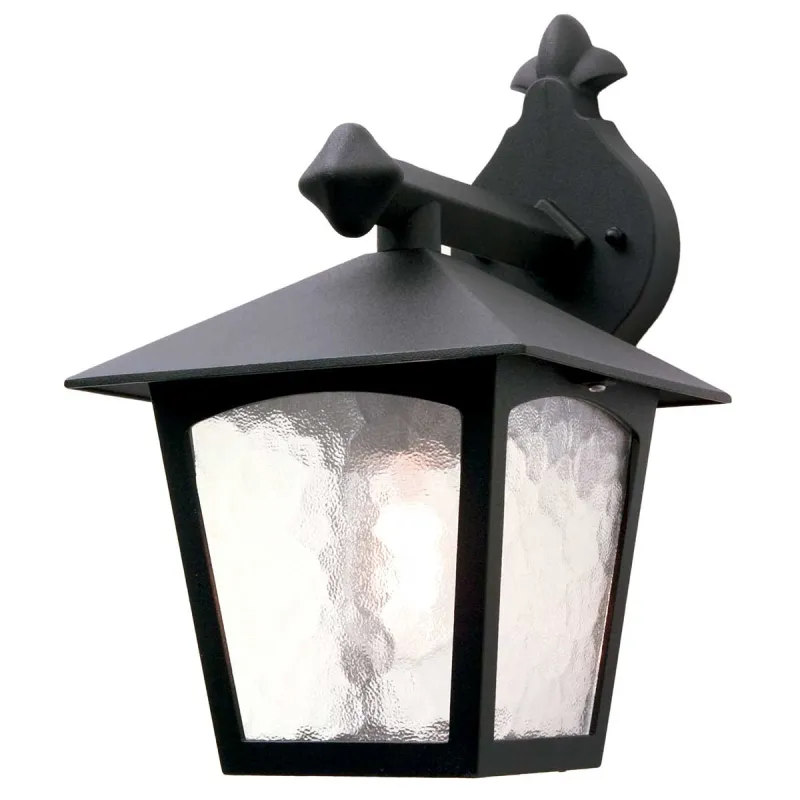 Aplica Exterior York de la Elstead E27, Negru, Bl2-Black, UK