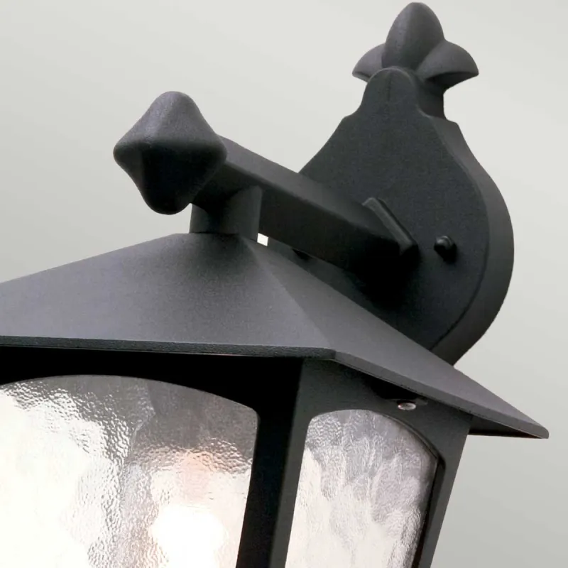 Aplica Exterior York de la Elstead E27, Negru, Bl2-Black, UK