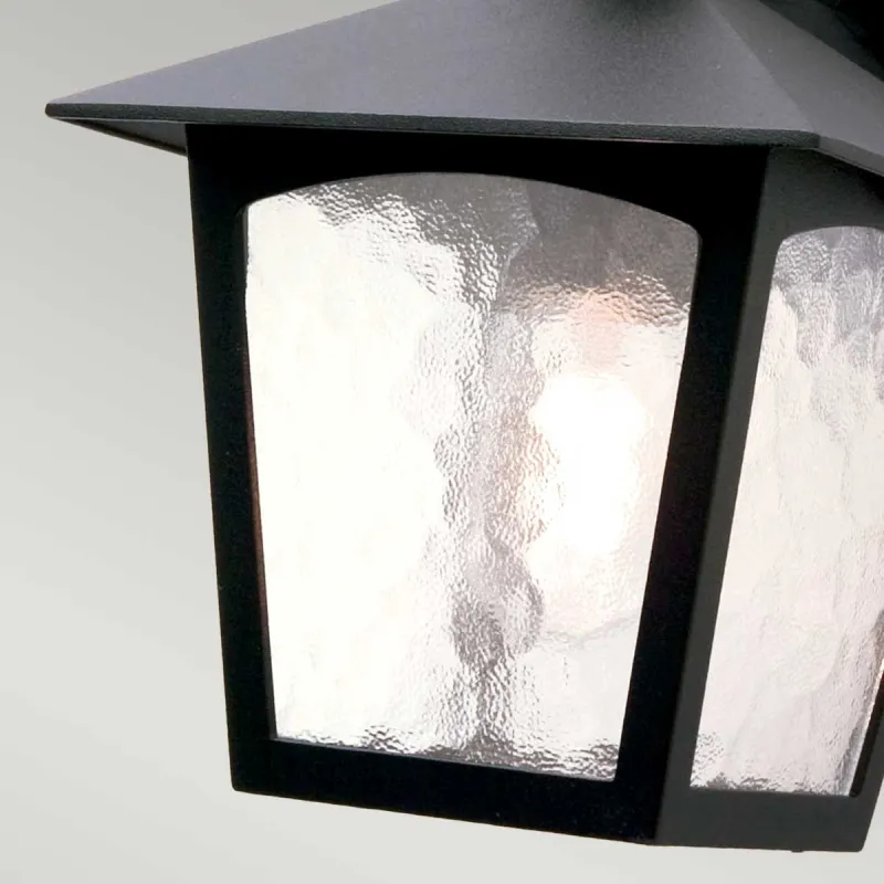 Aplica Exterior York de la Elstead E27, Negru, Bl2-Black, UK