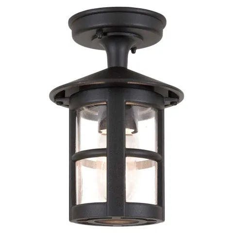 Plafoniera Exterior Hereford de la Elstead E27, Negru, Bl21A-Black, UK