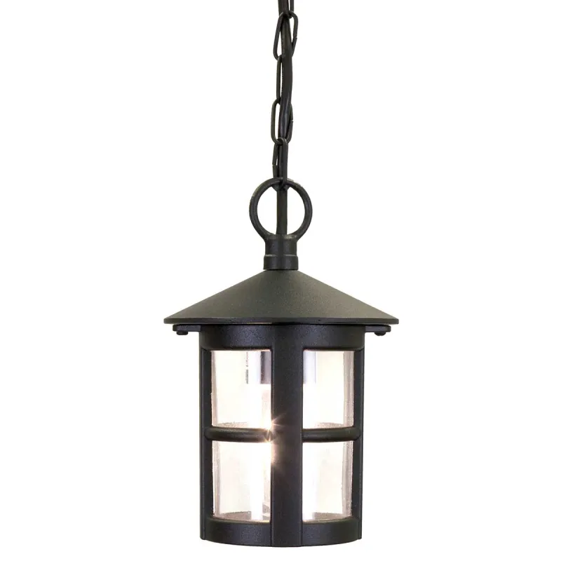 Pendul Exterior Hereford de la Elstead E27, Negru, Bl21B-Black, UK