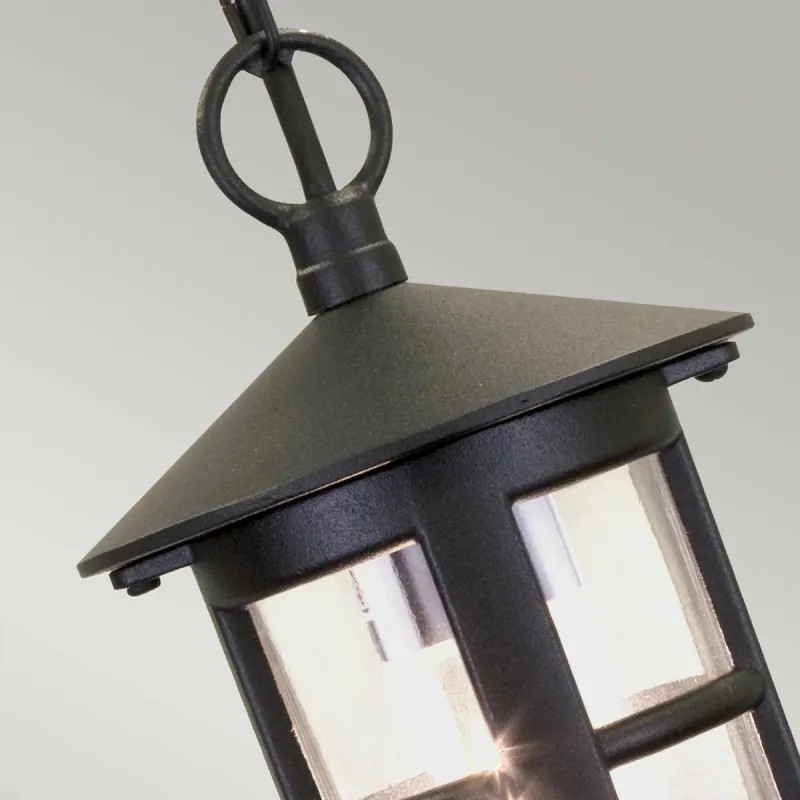 Pendul Exterior Hereford de la Elstead E27, Negru, Bl21B-Black, UK