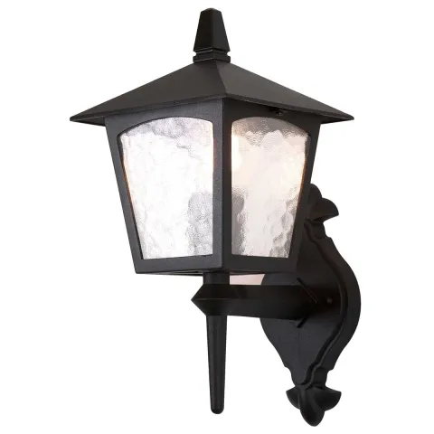 Aplica Exterior York de la Elstead E27, Negru, Bl5-Black, UK