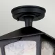 Plafoniera Exterior York de la Elstead E27, Negru, Bl6A-Black, UK